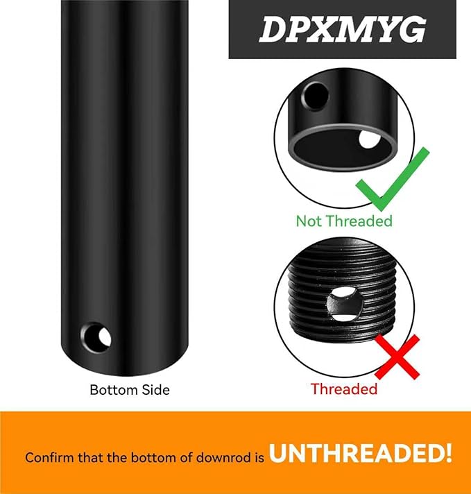 DPXMYG 36 inch Ceiling Fan Downrod - Image 3
