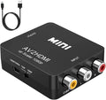 BD&M AV to HDMI Converter, RCA to HDMI Adapter, Composite CVBS Video Audio by BD%26M