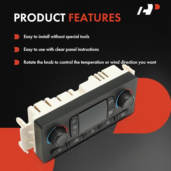 A-Premium Automatic Climate Control Module A/C & Heater Control Panel - Image 4