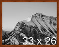 Frame It Easy 33 x 26 Russet Wood Frame by FrameItEasy