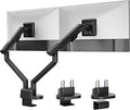 monTEK Dual Monitor Stand for 2 Screens 17 to 35 Inch, Heavy Duty Monitor Mount by monTEK