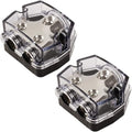 DHYANAOM Amp Power Distribution 2 Way, 0 Gauge in 0 Gauge Out Power by DHYANAOM