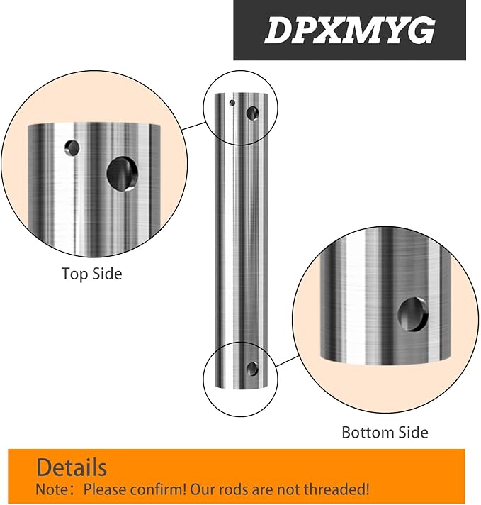 DPXMYG 72 inch Ceiling Fan Downrod - Image 3