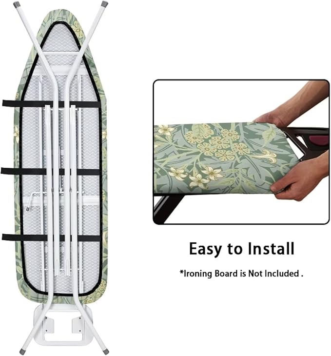 ZCFYGDX 17x49 in Ironing Board Covers Easy to Install Resistant, Elastic Edge 3 - Image 4