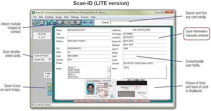 Medical Insurance Card and ID Card Scanner - Image 2