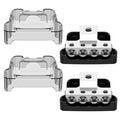 Distribution Block Car Audio, Malictele 4 Way 1x0/2/4 Gauge In 4x4/8 Gauge Out by Malictele