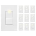 LIDER Minimalist Design Matte Finish Lighted Decorator Switch by LIDER