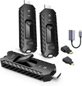 Wireless HDMI PRO- Transmitter and Two Receiver, Portable Multi-TVs Extender Kit by YOMAISHDMI