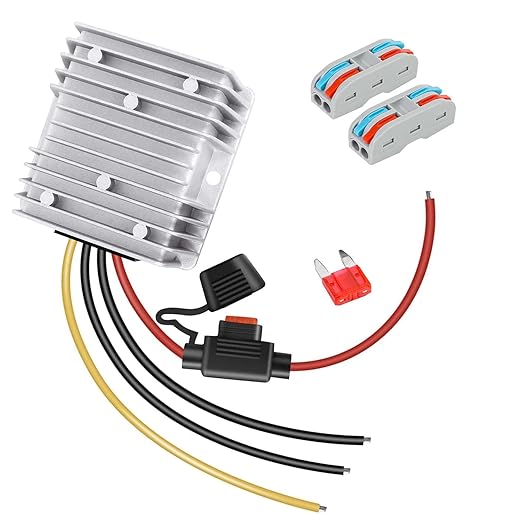 LeMotech DC 48v to 12v Converter 10A 120W Step Down Converter Voltage Reducer by LeMotech