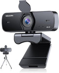 NEWORK 4K Webcam for PC with Sony Sensor, Auto Focus & Privacy Cover, Ultra HD by NEWORK
