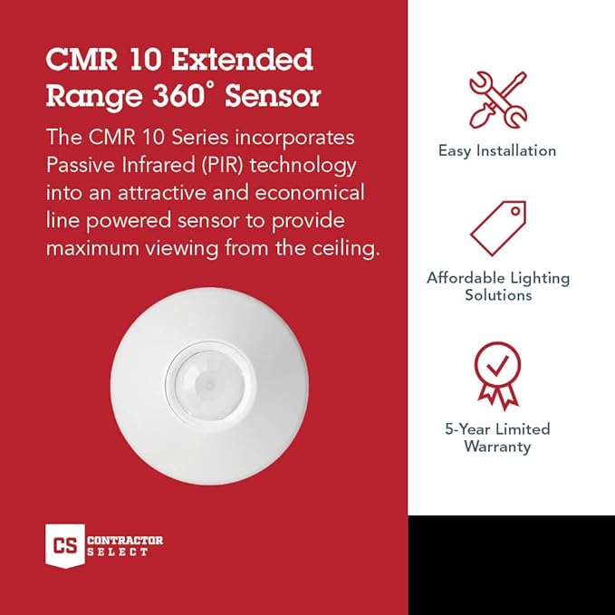 SensorSwitch Ceiling Motion Sensor, PDT Passive Dual Technology Passive - Image 2