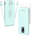 charmast Portable Charger with Built-in Cables and Plug, 10000mAh USB C Power by Charmast