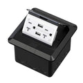 KYHSHJ 4.8A USB Chargers Pop Up Floor Waterproof Electrical Outlet Receptacle by KYHSHJ