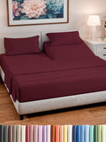 Split Head King Sheet Set – 4 Piece Flex Split Top King Sheets by CGKUnlimited