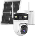 Kweiugfi 4G LTE Cellular Security Camera Dual Lens Outdoor, 180-Day Unlimited by CellularSolarSecurityCame