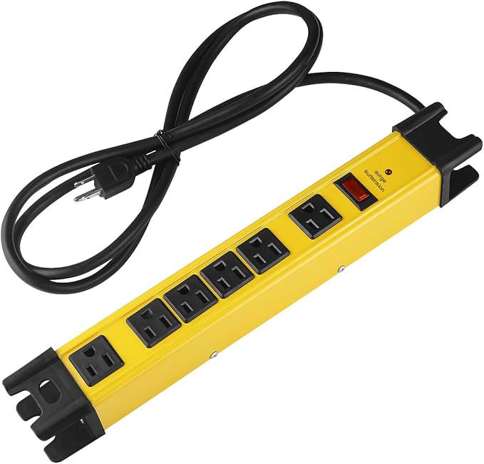 Heavy Duty Power Strip Surge Protector by CCCEI