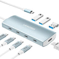 USB C Hub 8 in 1 Multiport Adapter, 3 USB 3.2 Gen 2 Ports by VANGREE