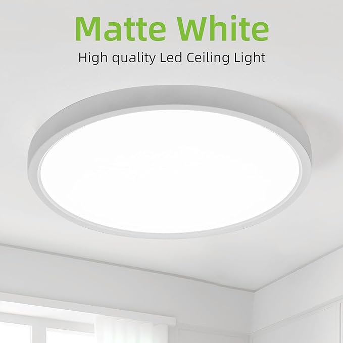hykolity 12 Inch Selectable CCT LED Round Flat Panel Light, 24W - Image 5