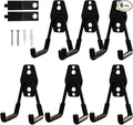 CRXCRC 6-Pack Small Square Heavy Duty Garage Hooks, Utility Room Storage by CRXCRC