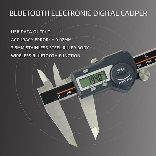 AICEY Digital Caliper Measuring Tool, IP54 Waterproof Stainless Steel - Image 4