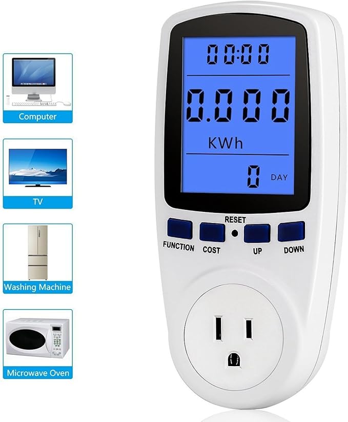 Klanata LCD Display Digital Power Meter, Voltage Monitoring - Image 8