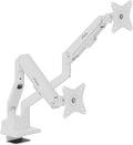 Pixio PS1D Wave White Dual Monitor Arm Stand Desk Mount by Pixio
