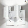 Brightown 2 Pack White Night Lights Plug into Wall, Modern Night Light by Brightown