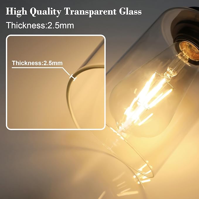 Unicozin Modern Bathroom Light Fixtures, 5 Light Vanity Lights, Living Room - Image 5