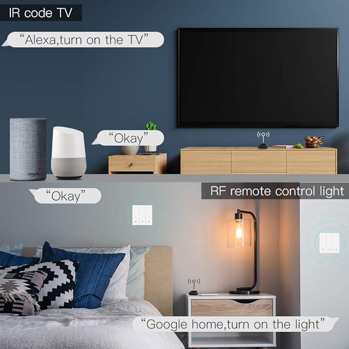 MoesGo WiFi RF IR Universal Remote Controller TV Air Conditioning Smart Home - Image 5