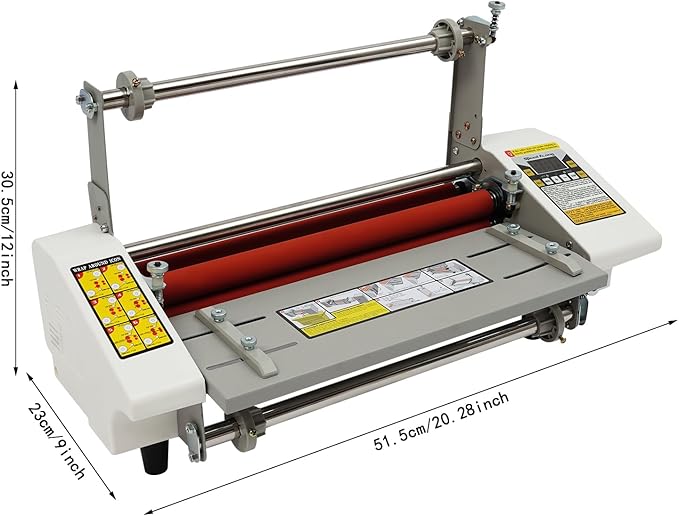 13 inch Laminator Machine Hot and Cold Roll Laminator 110V Digital Thermal - Image 7