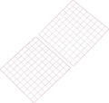 PATIKIL 20"x20" Wire Grid Panel, 2 Pack Board Photo Pictures Memo Display Grid by PATIKIL
