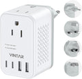 220V to 110V Voltage Converter US to Europe, VINTAR 2000W Detachable Power by VINTAR