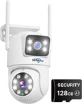 Hiseeu Wireless Security Camera Dual Lens PTZ Outdoor by Hiseeu
