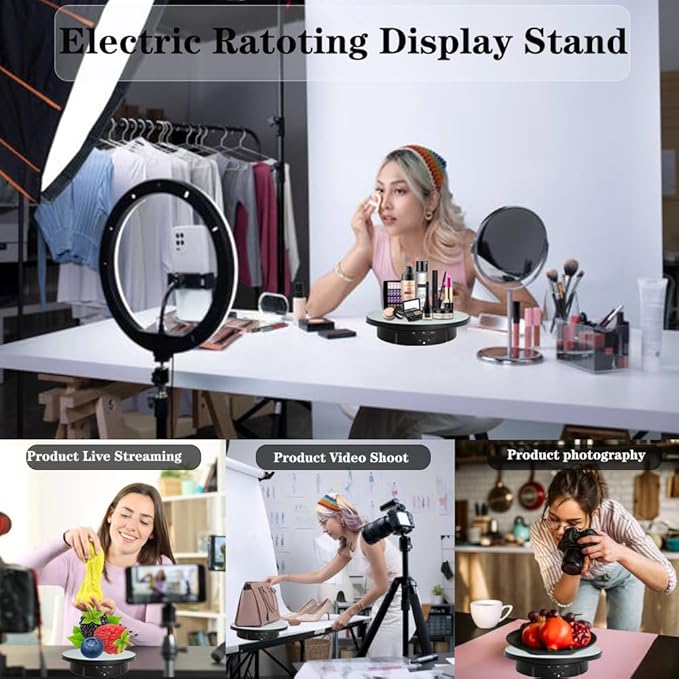 JAYEGT 3 in 1 Motorized Rotating Display Stand - Image 2