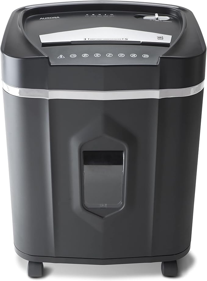Aurora High-Security 12-Sheet Micro-Cut Paper/CD and Credit Card Shredder by Aurora