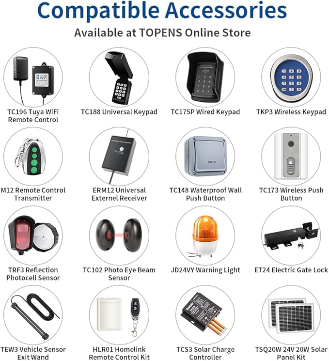 TOPENS TRF3 Safety Reflection Photocell Retro-Reflective Photoelectric Beam - Image 8