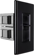 OSD 100W Sleek, Minimalist Design in Wall Volume Control, Slider Black by OutdoorSpeakerDepot