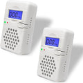 2 Packs Carbon Monoxide Detectors, Battery Operated CO Alarm Detector Monitor by Chagasort