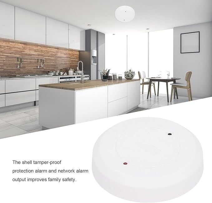 Glass Break Detector, 9-16V DC Wired Glass Break Detector Round Shape Door - Image 3