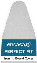Encasa XO Ironing Board Cover and Pad 49"x18" - 4mm Felt & 2mm Foam Metallized by EncasaXO