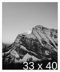 Frame It Easy 33 x 40 White Wood Frame by FrameItEasy