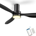 SMAAIR 52" Smart Flush Mount Ceiling Fans by SMAAIR