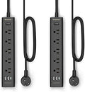 Surge Protector Power Strip 15 ft Cord-5 Widely Spaced Outlets 3 USB Ports by iEcopower