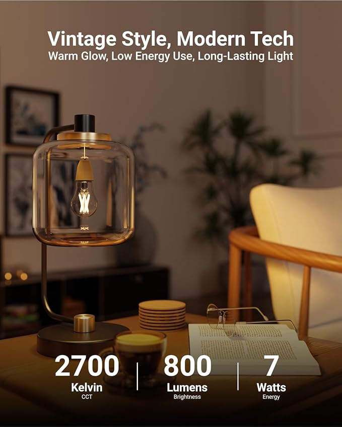 Sunco 40 Pack A15 Light Bulb LED, Edison Style Bulb, Dimmable Vintage Filament - Image 2