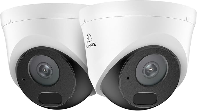 SANNCE 2K 3MP Super HD PoE IP Security Camera - 100ft Dual IR Night Vision by SANNCE