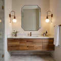 ANDY STAR Brushed Bronze Scalloped Mirror, Antique Scalloped Mirror in Premium by ANDYSTAR