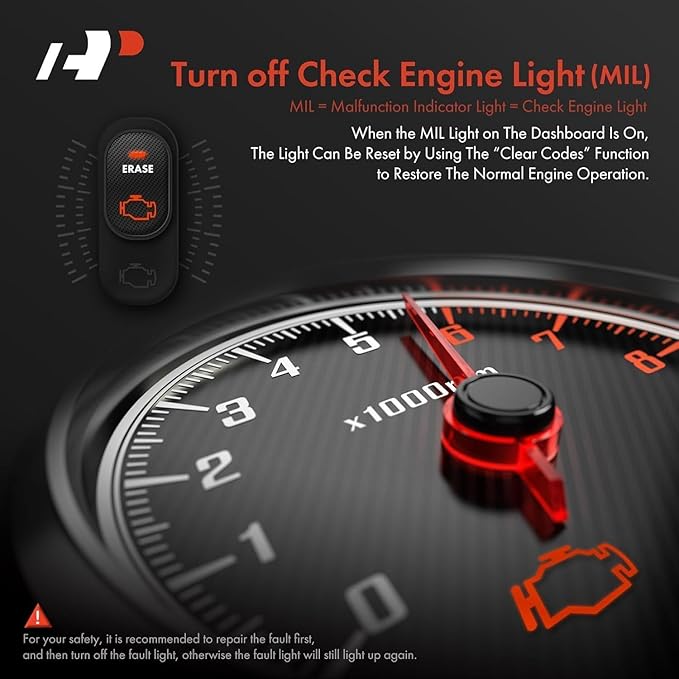 A-Premium AD200 Professional OBD2 Scanner Car Diagnostic Tool, OBDII EOBD Code - Image 4