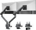 monTEK Dual Monitor Stand for 2 Screens 17 to 35 Inch, Heavy Duty Monitor Mount by monTEK
