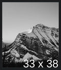 Frame It Easy 33 x 38 Black Wood Frame by FrameItEasy