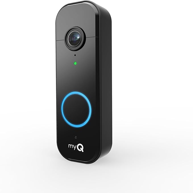 Chamberlain myQ Video Doorbell | 2K Camera, Battery/Wired, Color Night Vision by Chamberlain